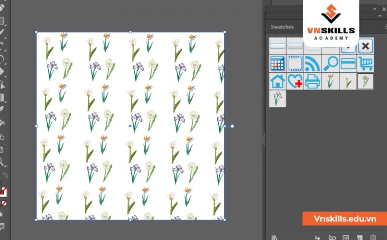 Tao Block Pattern Làm thế nào để tạo Pattern trong Illustrator? - Vnskills Academy